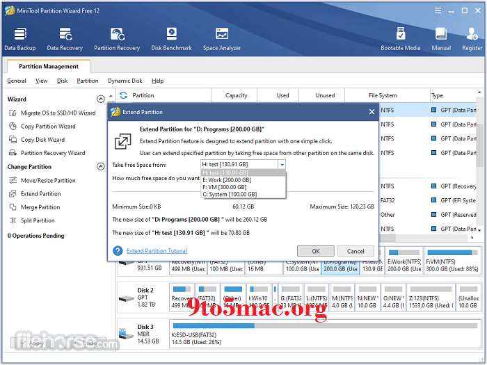 MiniTool Partition Wizard 12.7 Crack + Serial Key 2022 Latest